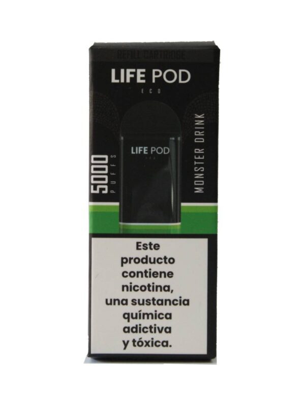 Life Pod Cartucho Monster Drink 5000 Puffs