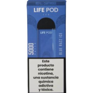 Life Pod Cartucho Blue Razz Ice 5000 puffs